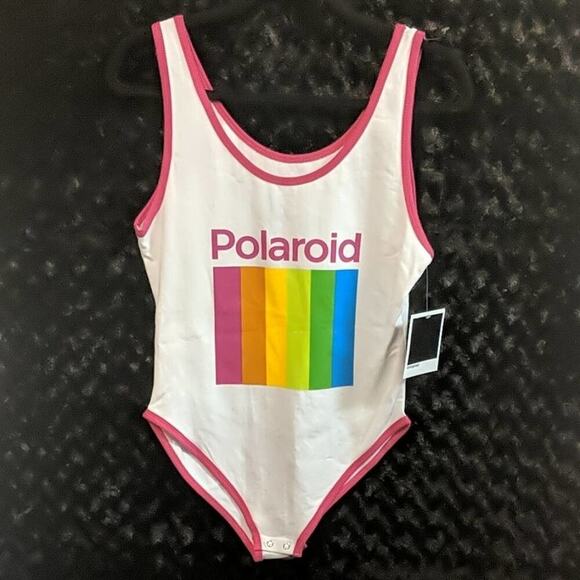 NEW Polaroid Bodysuit One Piece - Colorful, Size L, NWT - Picture 1 of 4